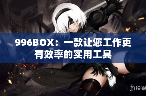 996BOX：一款让您工作更有效率的实用工具