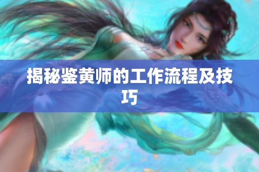 揭秘鉴黄师的工作流程及技巧