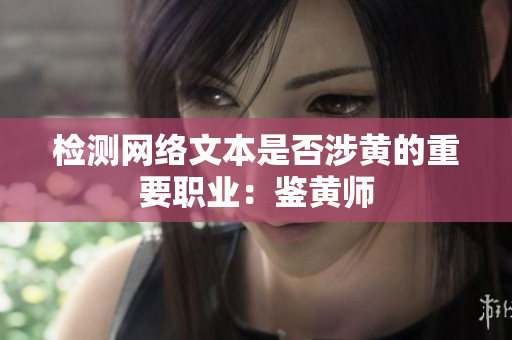 检测网络文本是否涉黄的重要职业：鉴黄师