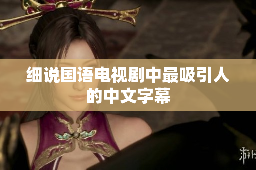 细说国语电视剧中最吸引人的中文字幕
