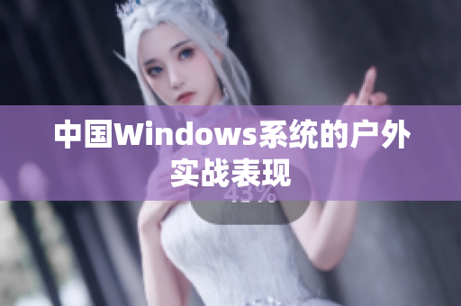 中国Windows系统的户外实战表现