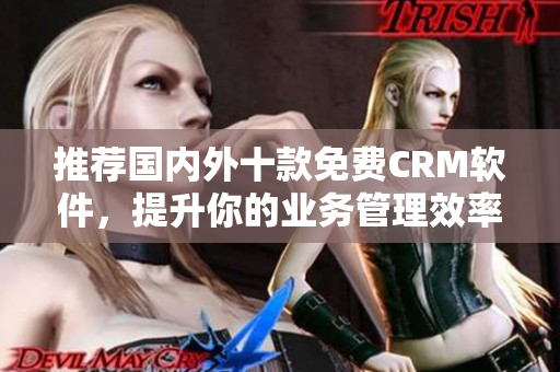 推荐国内外十款免费CRM软件，提升你的业务管理效率