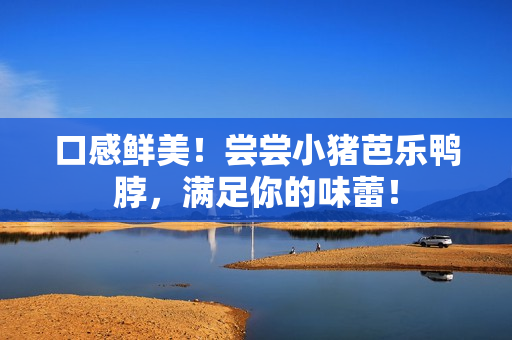 口感鲜美！尝尝小猪芭乐鸭脖，满足你的味蕾！