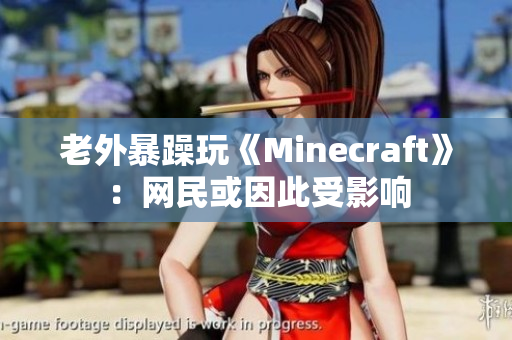 老外暴躁玩《Minecraft》：网民或因此受影响
