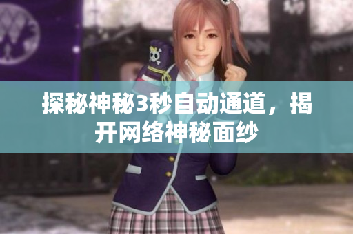 探秘神秘3秒自动通道，揭开网络神秘面纱