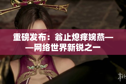重磅发布：翁止熄痒婉燕——网络世界新锐之一
