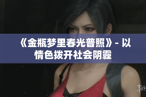 《金瓶梦里春光普照》- 以情色拨开社会阴霾