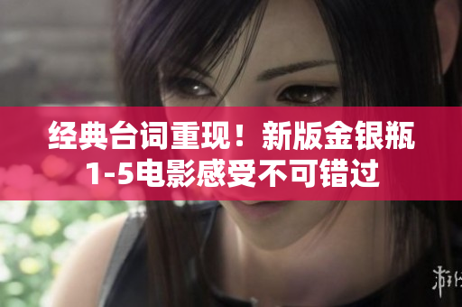 经典台词重现！新版金银瓶1-5电影感受不可错过