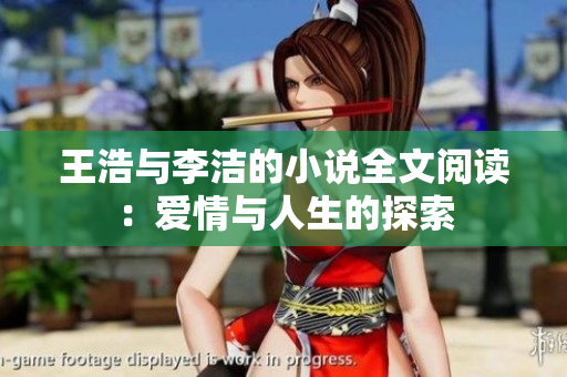 王浩与李洁的小说全文阅读：爱情与人生的探索