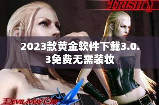 2023款黄金软件下载3.0.3免费无需装妆