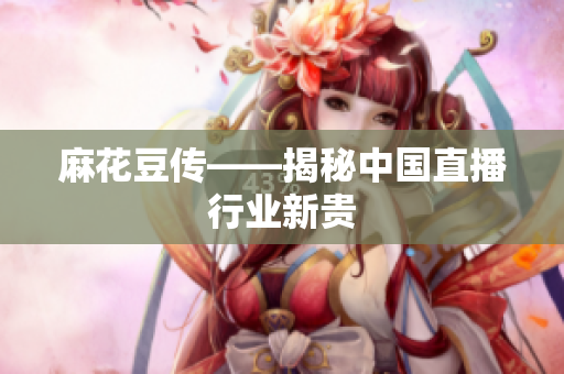 麻花豆传——揭秘中国直播行业新贵