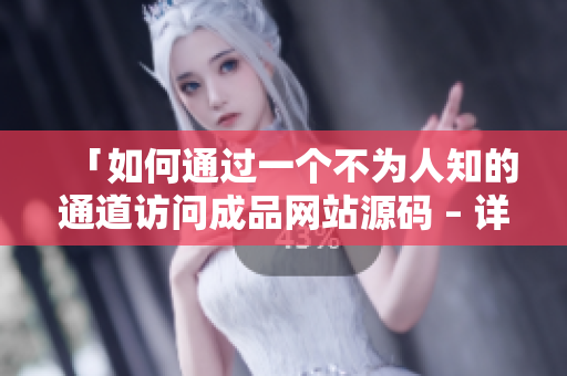 「如何通过一个不为人知的通道访问成品网站源码 – 详细解释」