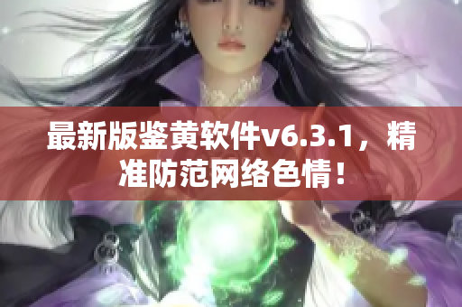 最新版鉴黄软件v6.3.1，精准防范网络色情！