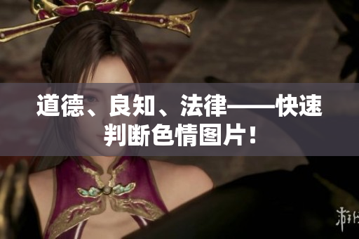 道德、良知、法律——快速判断色情图片！
