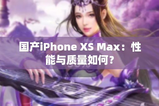 国产iPhone XS Max：性能与质量如何？