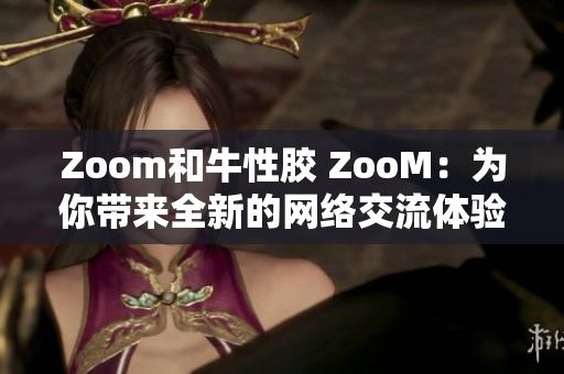 Zoom和牛性胶 ZooM：为你带来全新的网络交流体验