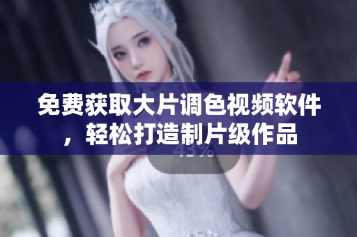 免费获取大片调色视频软件，轻松打造制片级作品