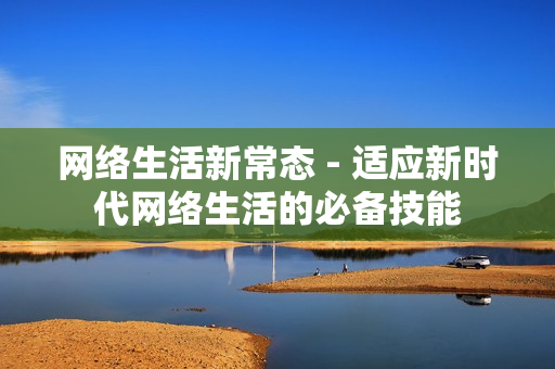 网络生活新常态 - 适应新时代网络生活的必备技能