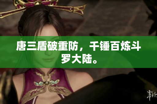 唐三盾破重防，千锤百炼斗罗大陆。