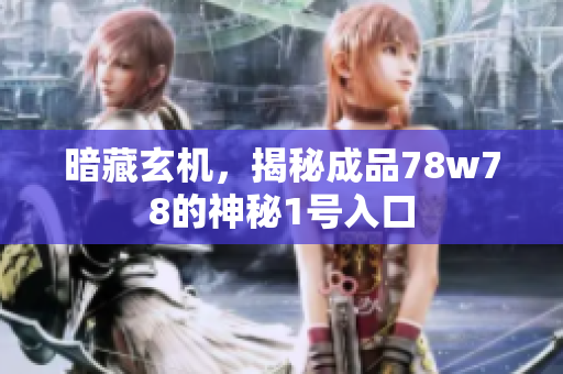 暗藏玄机，揭秘成品78w78的神秘1号入口