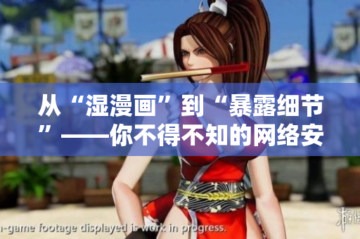 从“湿漫画”到“暴露细节”——你不得不知的网络安全问题