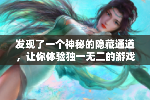 发现了一个神秘的隐藏通道，让你体验独一无二的游戏体验！