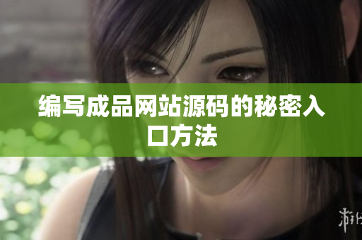 编写成品网站源码的秘密入口方法