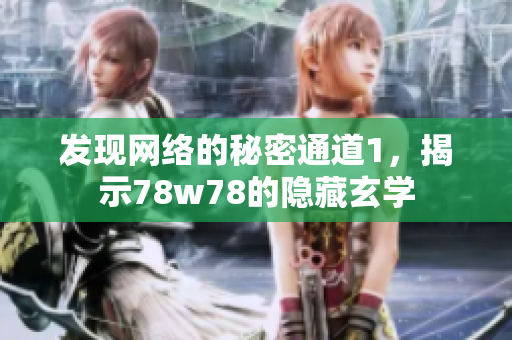 发现网络的秘密通道1，揭示78w78的隐藏玄学