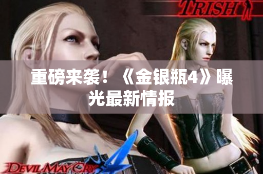 重磅来袭！《金银瓶4》曝光最新情报