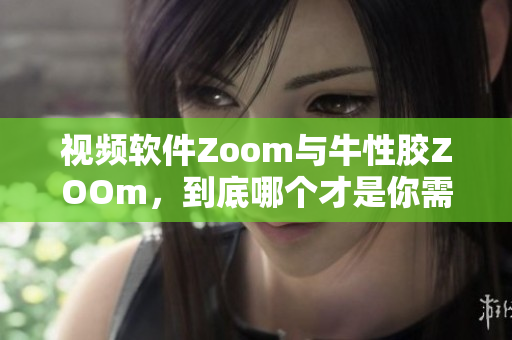 视频软件Zoom与牛性胶ZOOm，到底哪个才是你需要的？