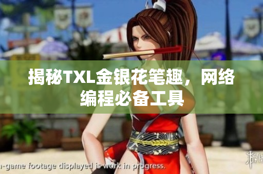 揭秘TXL金银花笔趣，网络编程必备工具